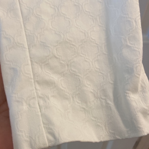 Lilly Pulitzer Women’s Pants size 0 excellent condition color white inseam 28” - Picture 4 of 12